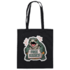 Schnappschildkröte 'Free Kisses!' - Baumwolltasche