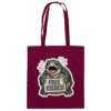 Schnappschildkröte 'Free Kisses!' - Baumwolltasche