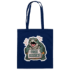 Schnappschildkröte 'Free Kisses!' - Baumwolltasche