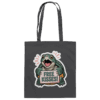 Schnappschildkröte 'Free Kisses!' - Baumwolltasche