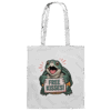 Schnappschildkröte 'Free Kisses!' - Baumwolltasche