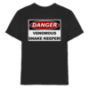 Warnschild: Danger! Venomous Snake Keeper! - Kids Premium Shirt
