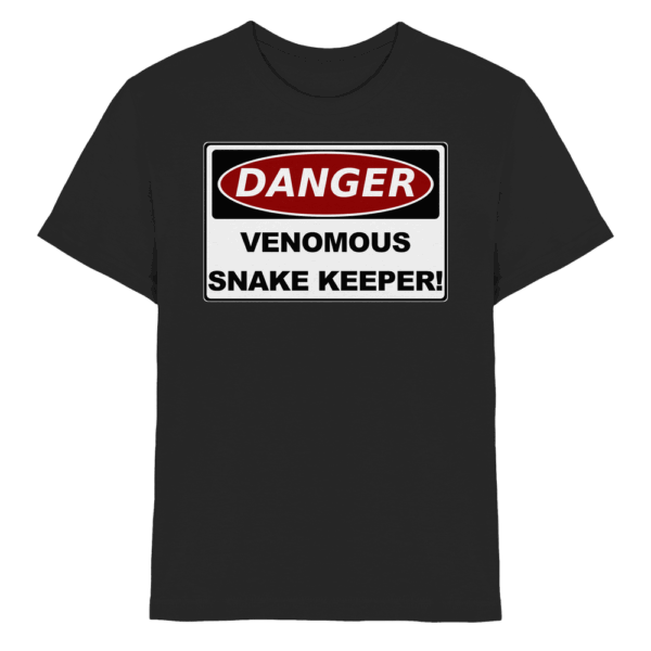 Warnschild: Danger! Venomous Snake Keeper! - Kids Premium Shirt