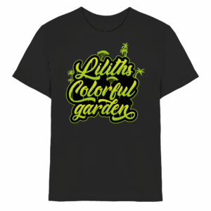 front-kids-premium-shirt-black-532-a8a3-1000x.png Liliths Colorful Garden Graffiti Logo - Kids Premium Shirt