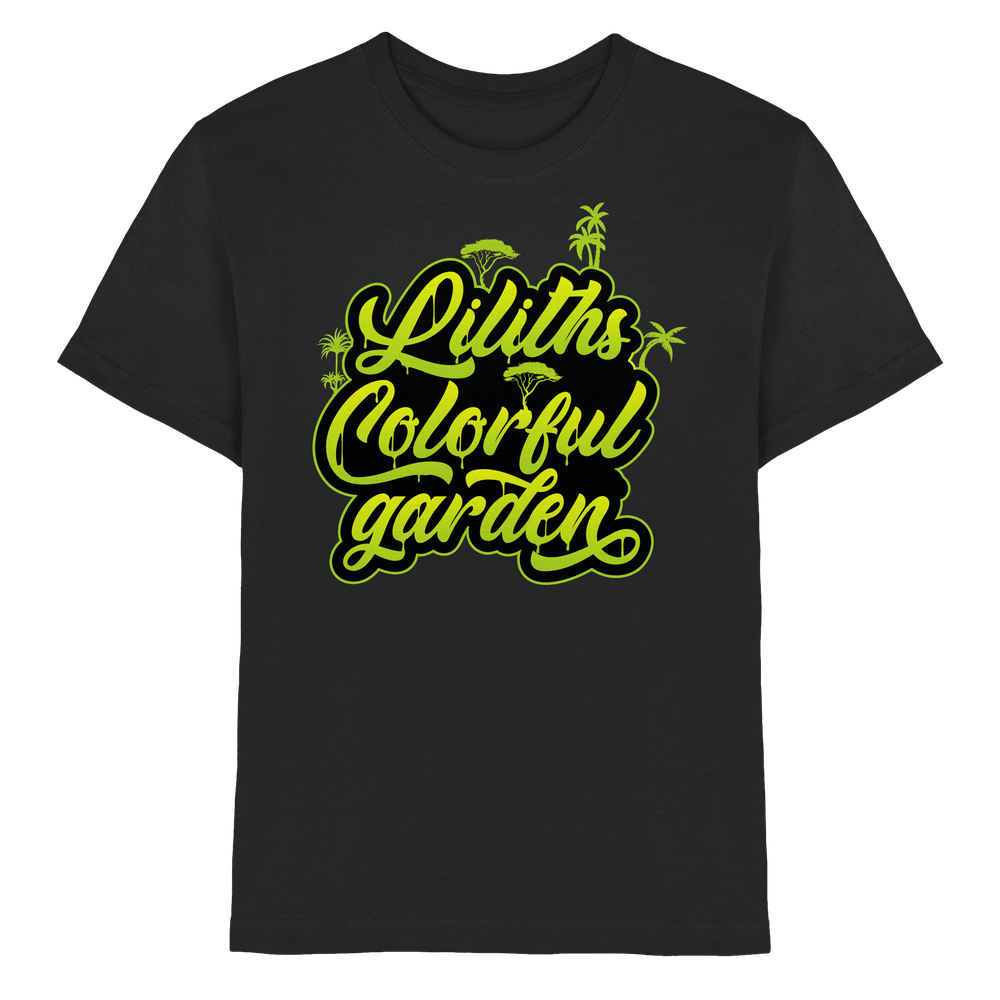 Liliths Colorful Garden Graffiti Logo – Kids Premium Shirt