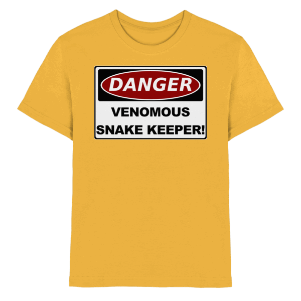 Warnschild: Danger! Venomous Snake Keeper! - Kids Premium Shirt
