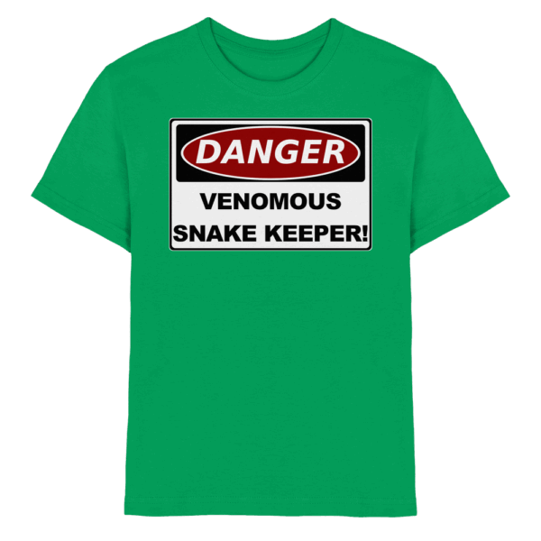 Warnschild: Danger! Venomous Snake Keeper! - Kids Premium Shirt
