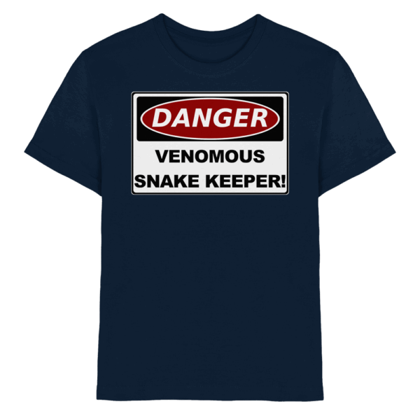 Warnschild: Danger! Venomous Snake Keeper! - Kids Premium Shirt