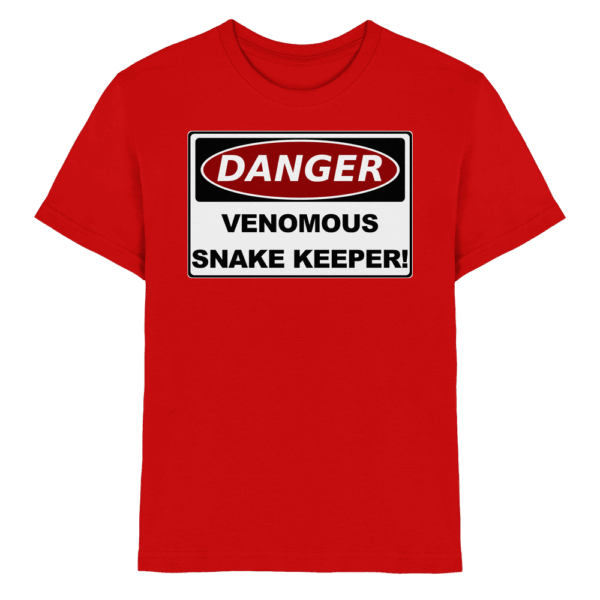 Warnschild: Danger! Venomous Snake Keeper! - Kids Premium Shirt