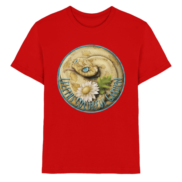 front-kids-premium-shirt-red-532-e6c0-1000x.png Liliths Colorful Garden Logo 'Yogi' - Kids Premium Shirt