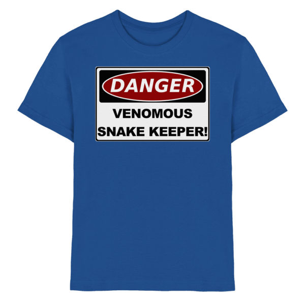 Warnschild: Danger! Venomous Snake Keeper! - Kids Premium Shirt
