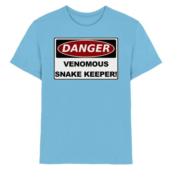 Warnschild: Danger! Venomous Snake Keeper! - Kids Premium Shirt