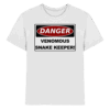 Warnschild: Danger! Venomous Snake Keeper! - Kids Premium Shirt