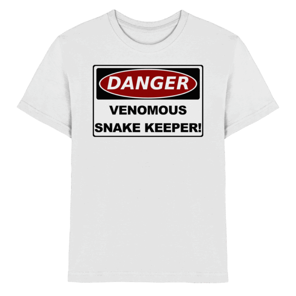 Warnschild: Danger! Venomous Snake Keeper! - Kids Premium Shirt