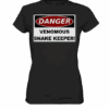 Warnschild: Danger! Venomous Snake Keeper! - Ladies Premium Shirt