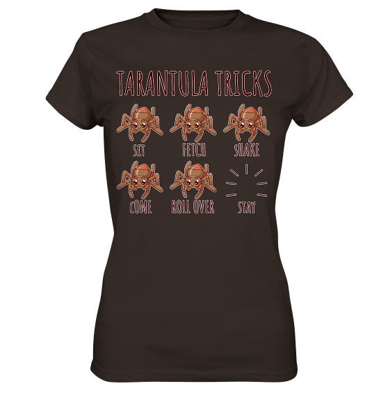 Tarantula Tricks - Sitz, Platz, bleib! - Ladies Premium Shirt – Bild 3