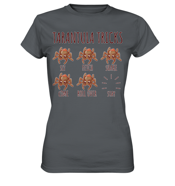 Tarantula Tricks - Sitz, Platz, bleib! - Ladies Premium Shirt – Bild 6