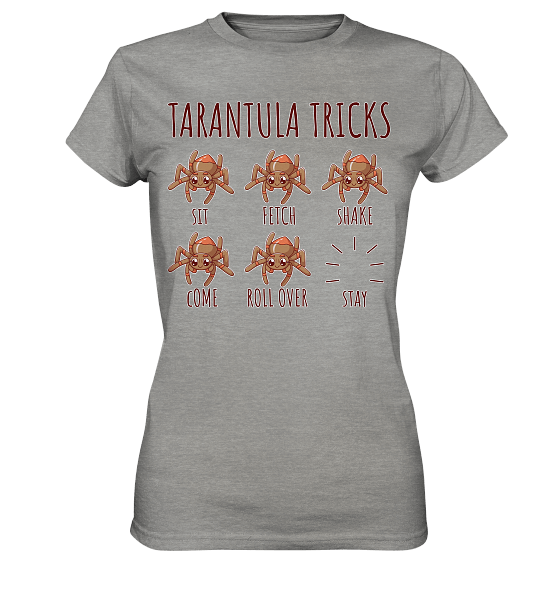 Tarantula Tricks - Sitz, Platz, bleib! - Ladies Premium Shirt – Bild 16