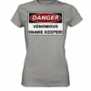 Warnschild: Danger! Venomous Snake Keeper! - Ladies Premium Shirt