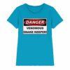 Warnschild: Danger! Venomous Snake Keeper! - Ladies Premium Shirt