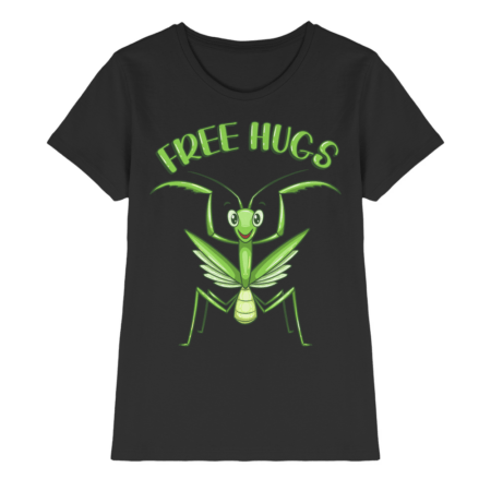 'Free Hugs' - Gottesanbeterin - Ladies Premium Shirt