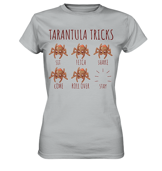 Tarantula Tricks - Sitz, Platz, bleib! - Ladies Premium Shirt – Bild 12