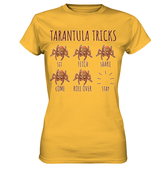 Tarantula Tricks - Sitz, Platz, bleib! - Ladies Premium Shirt – Bild 7