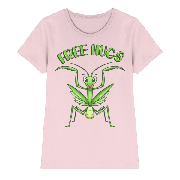 'Free Hugs' - Gottesanbeterin - Ladies Premium Shirt