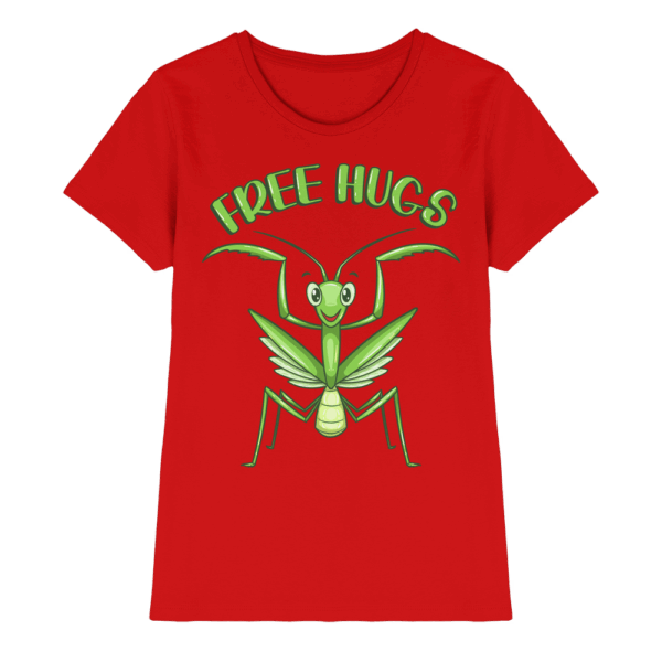 'Free Hugs' - Gottesanbeterin - Ladies Premium Shirt