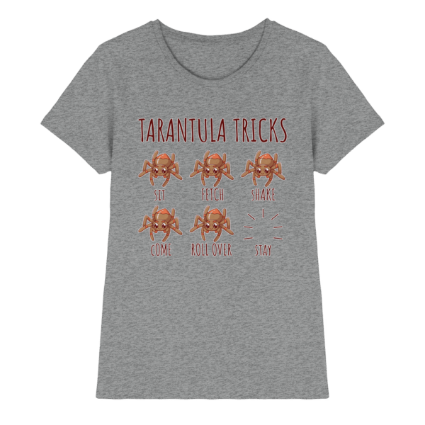 front-ladies-premium-shirt-sports-grey-meliert-640-fe9a-1000x.png Tarantula Tricks - Sitz, Platz, bleib! - Ladies Premium Shirt