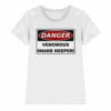 Warnschild: Danger! Venomous Snake Keeper! - Ladies Premium Shirt