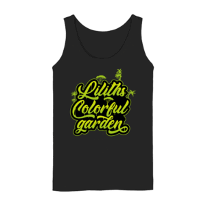 front-ladies-tank-top-black-772-6fb1-1000x.png Liliths Colorful Garden Graffiti Logo - Ladies Tank-Top