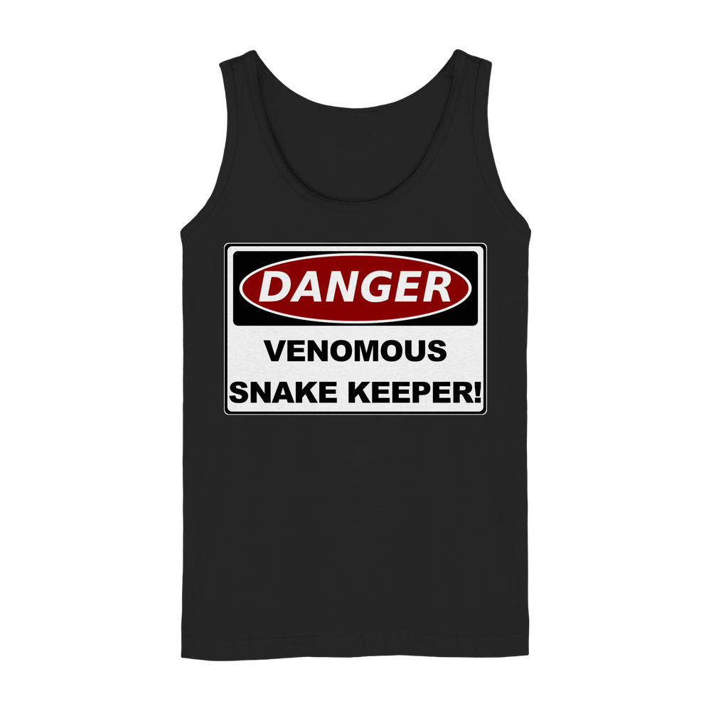 Warnschild: Danger! Venomous Snake Keeper! - Ladies Tank-Top