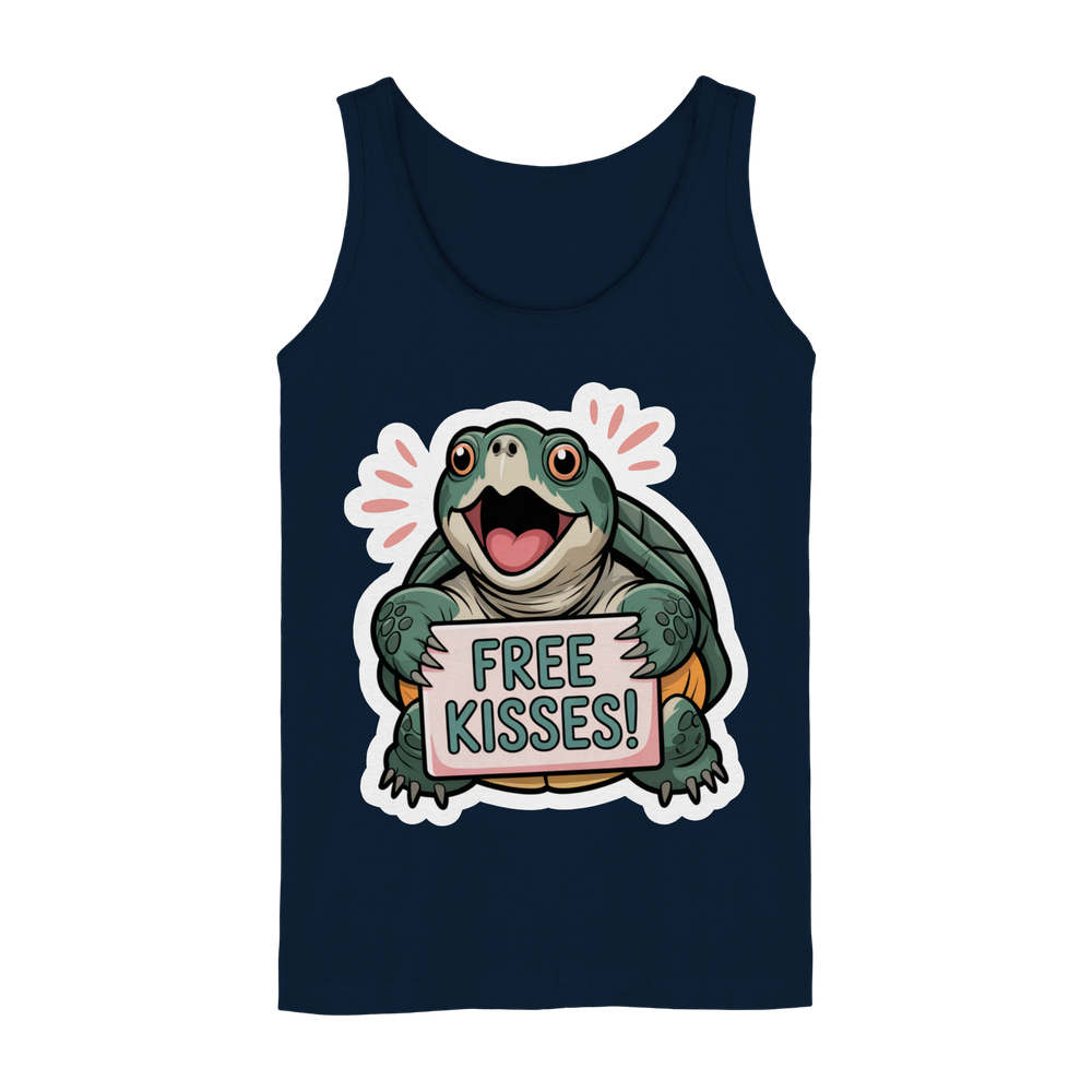 Schnappschildkröte 'Free Kisses!' - Ladies Tank-Top – Bild 2