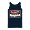 Warnschild: Danger! Venomous Snake Keeper! - Ladies Tank-Top