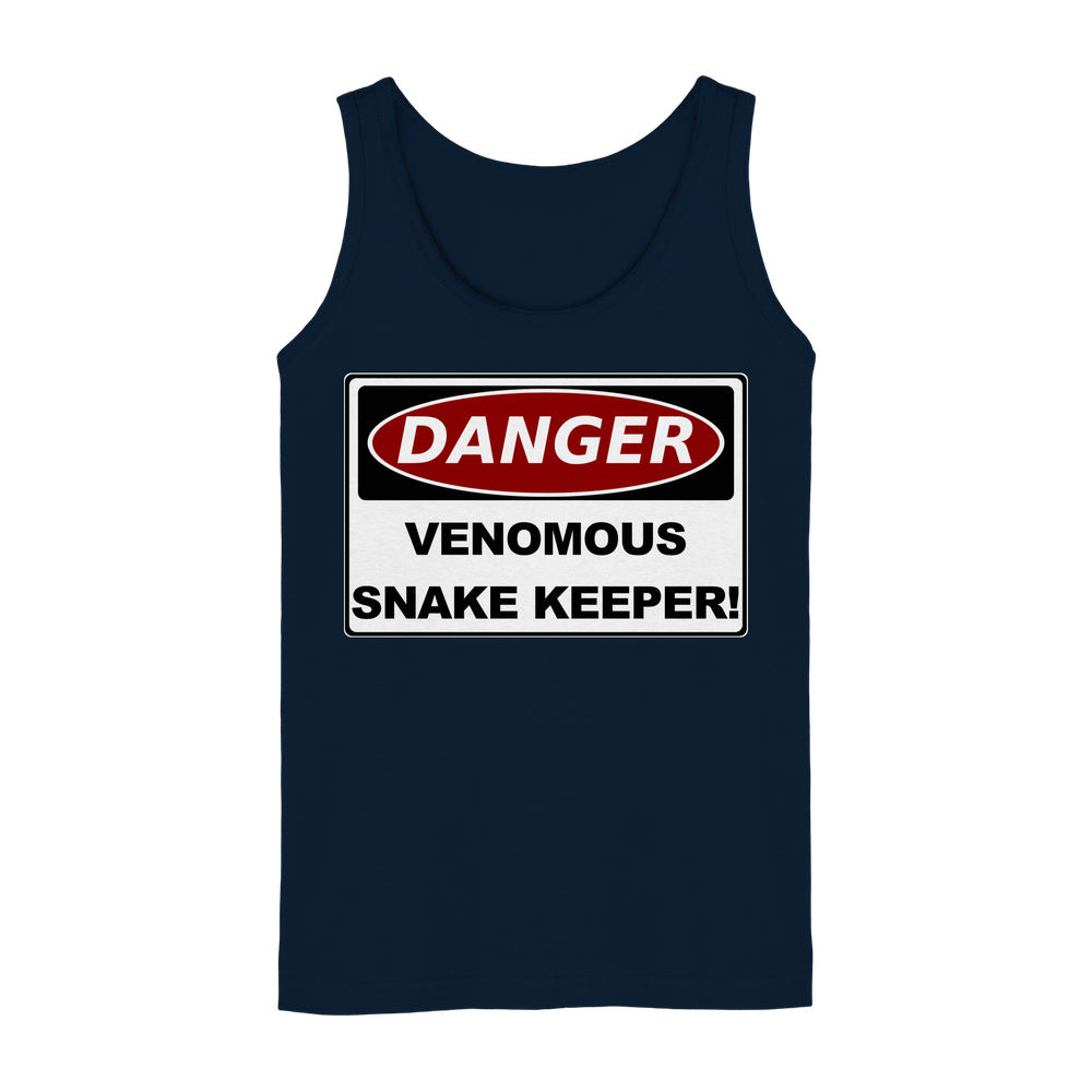 Warnschild: Danger! Venomous Snake Keeper! - Ladies Tank-Top – Bild 2