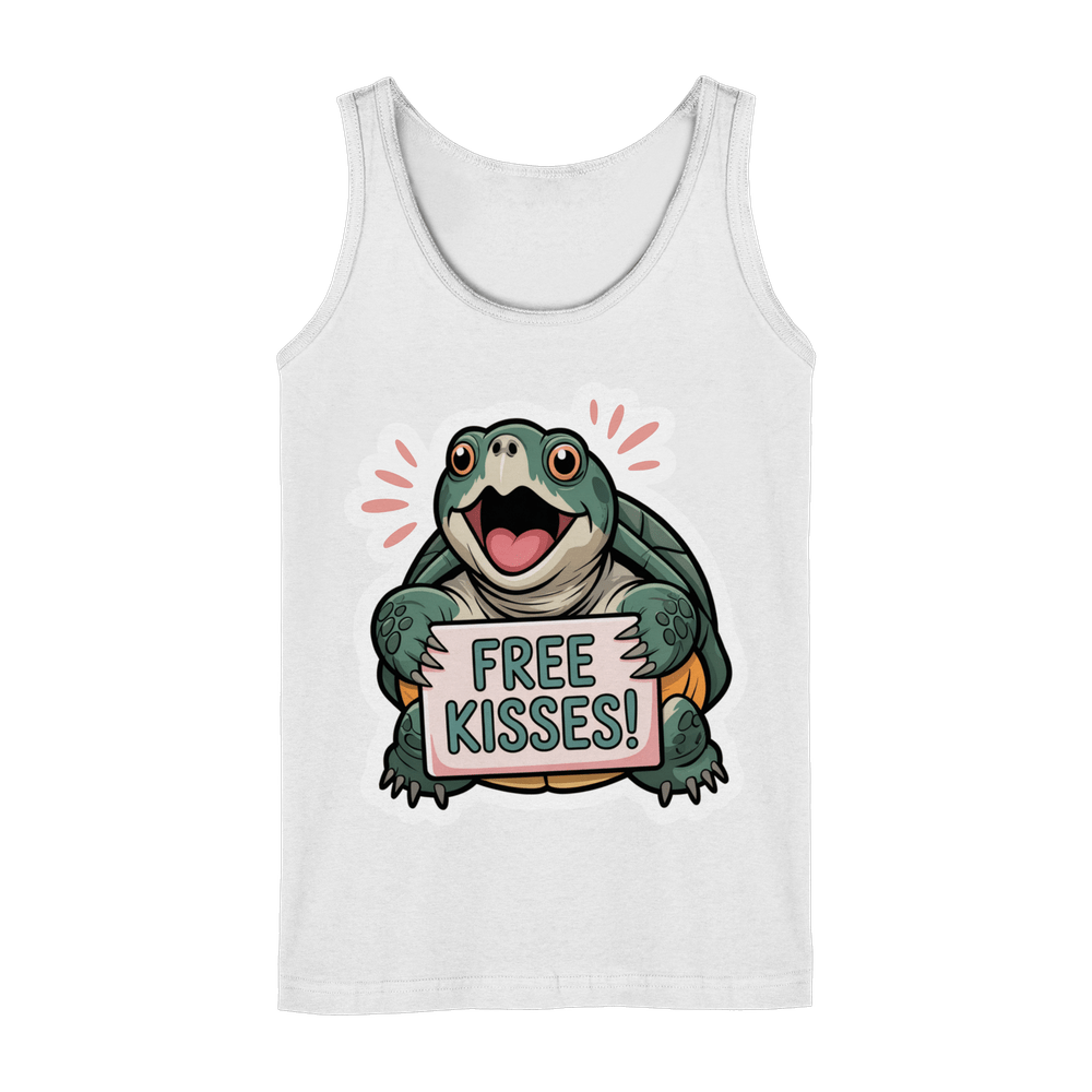 Schnappschildkröte 'Free Kisses!' - Ladies Tank-Top – Bild 3