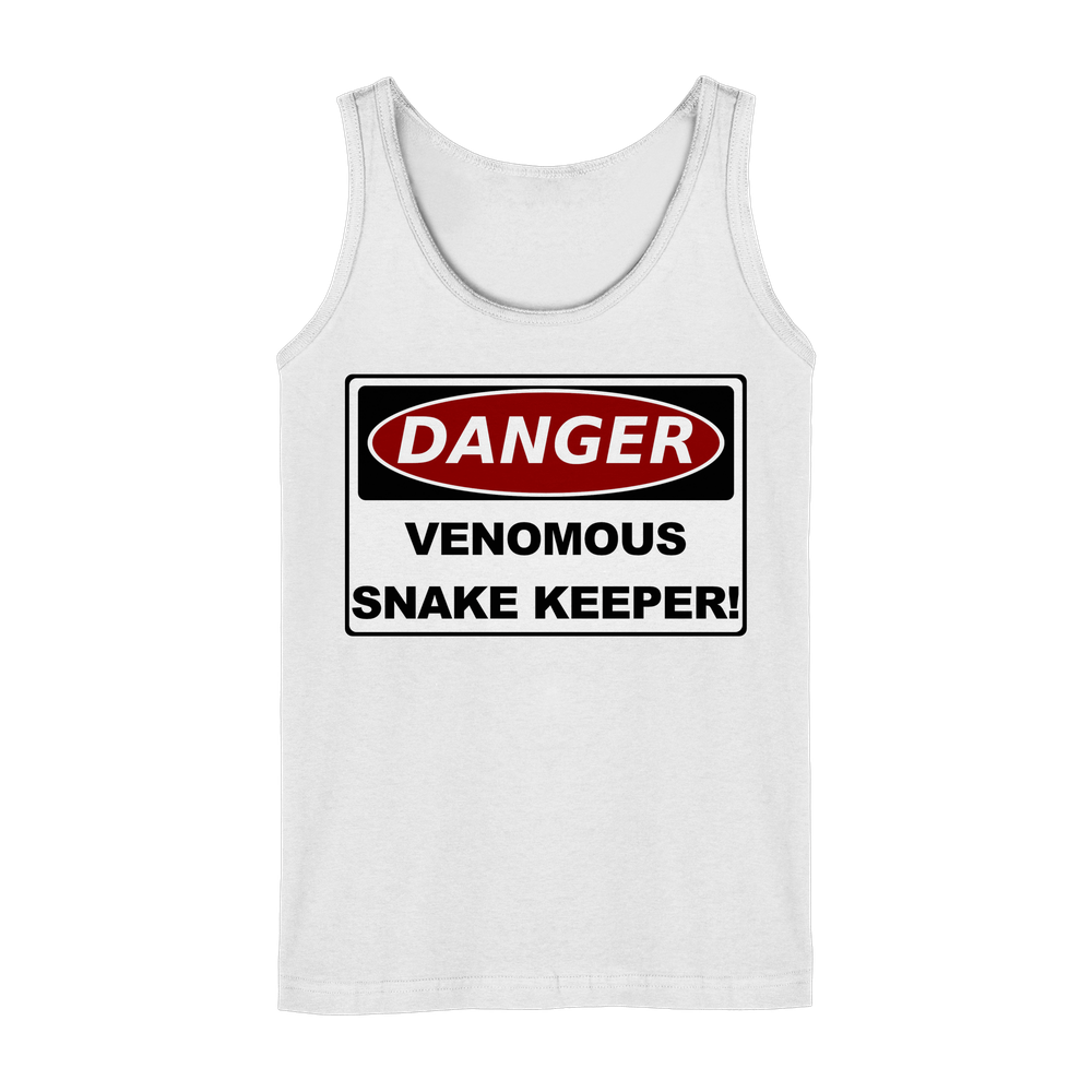 Warnschild: Danger! Venomous Snake Keeper! - Ladies Tank-Top – Bild 3