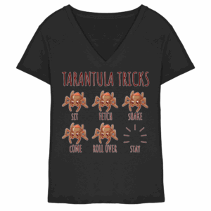 Tarantula Tricks - Sitz, Platz, bleib! - Ladies V-Neck Shirt