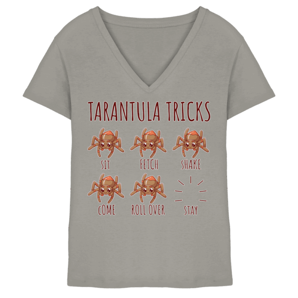 Tarantula Tricks - Sitz, Platz, bleib! - Ladies V-Neck Shirt