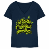 Liliths Colorful Garden Graffiti Logo - Ladies V-Neck Shirt