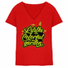 Liliths Colorful Garden Graffiti Logo - Ladies V-Neck Shirt