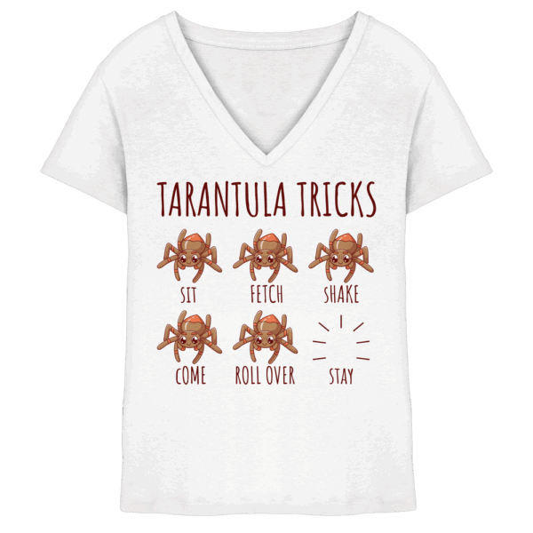 Tarantula Tricks - Sitz, Platz, bleib! - Ladies V-Neck Shirt
