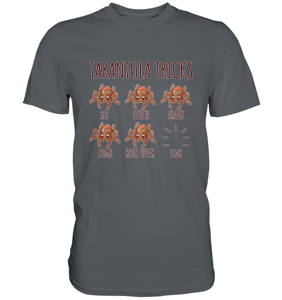 Tarantula Tricks - Sitz, Platz, bleib! - Premium Shirt – Bild 11