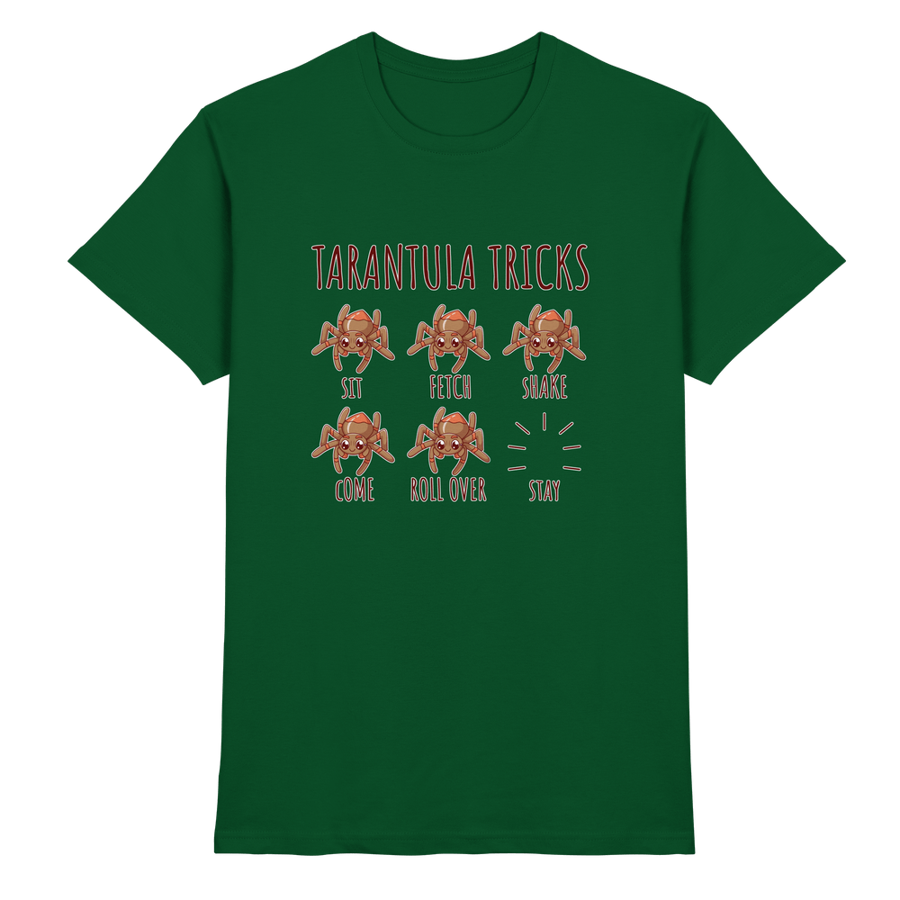 Tarantula Tricks - Sitz, Platz, bleib! - Premium Shirt – Bild 3