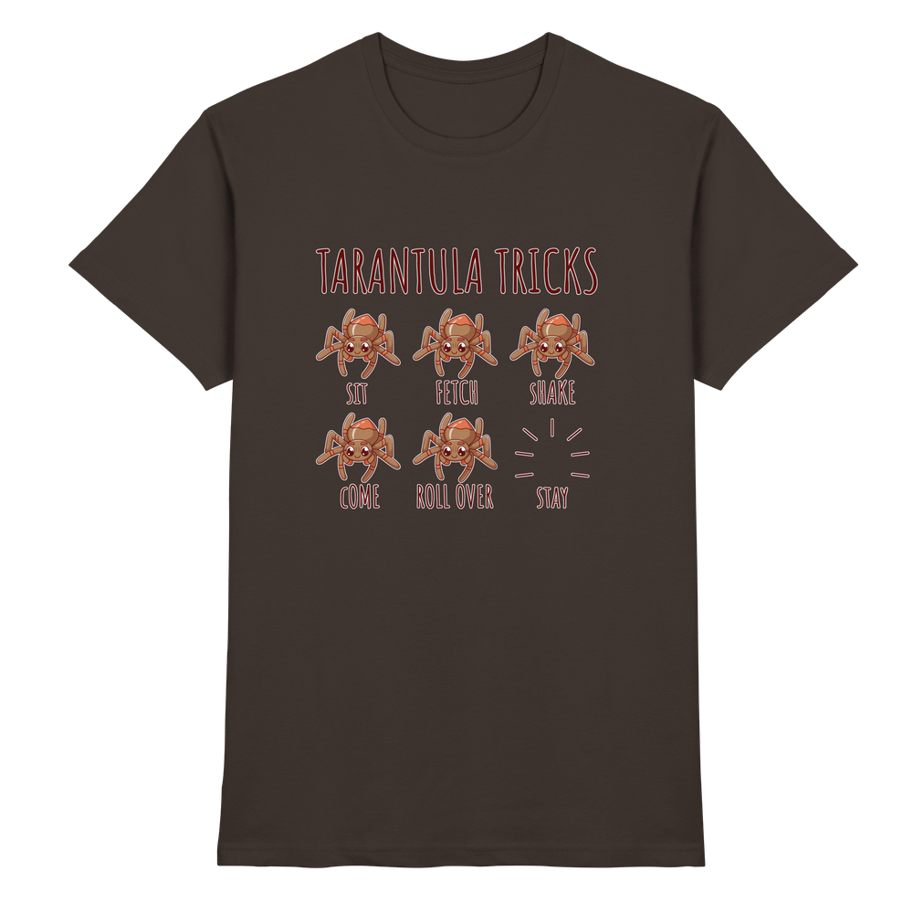 Tarantula Tricks - Sitz, Platz, bleib! - Premium Shirt – Bild 6
