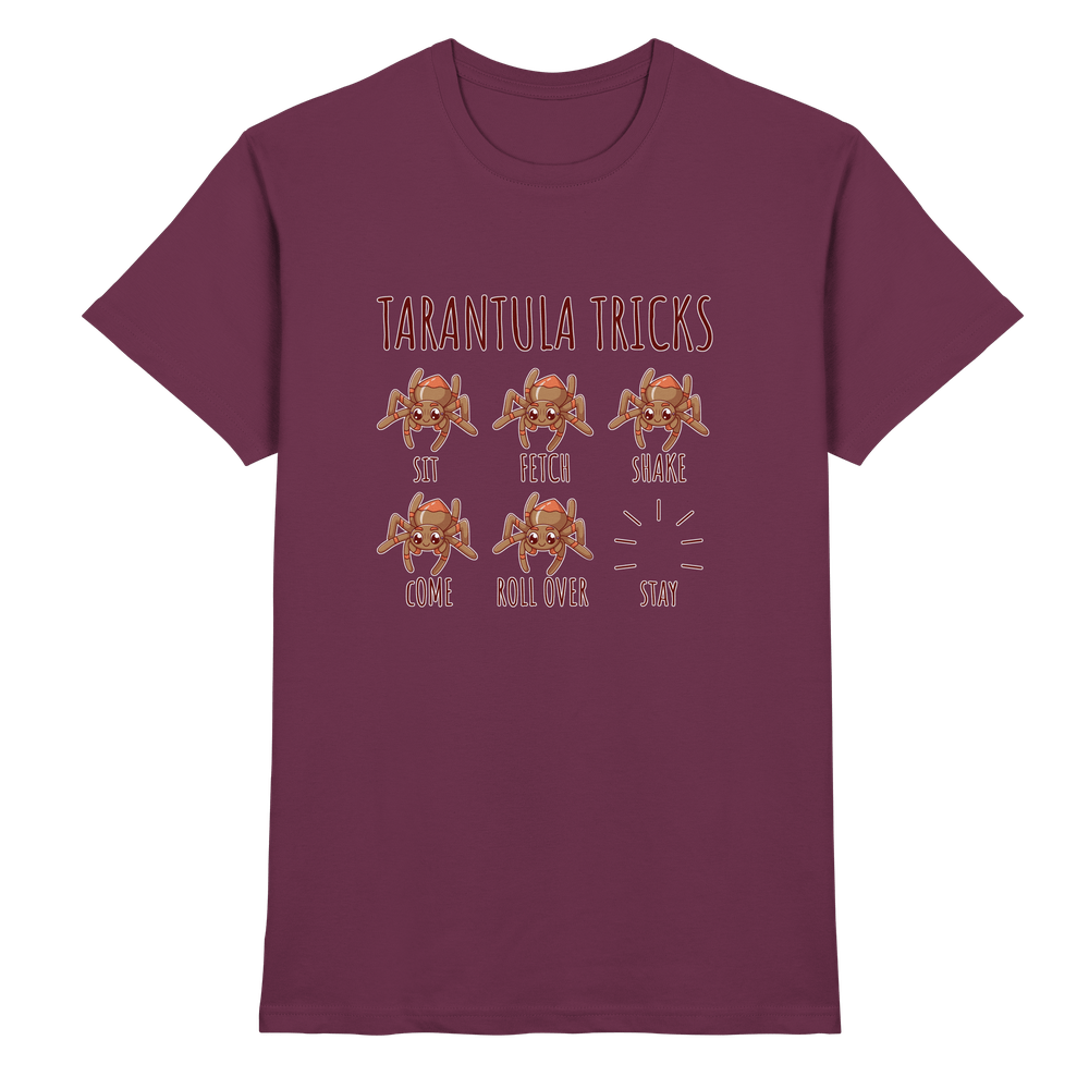 Tarantula Tricks - Sitz, Platz, bleib! - Premium Shirt – Bild 7