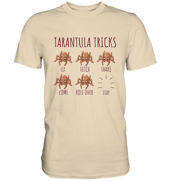 Tarantula Tricks - Sitz, Platz, bleib! - Premium Shirt – Bild 15