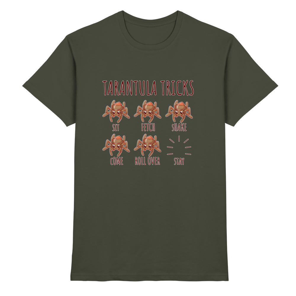 Tarantula Tricks - Sitz, Platz, bleib! - Premium Shirt – Bild 19