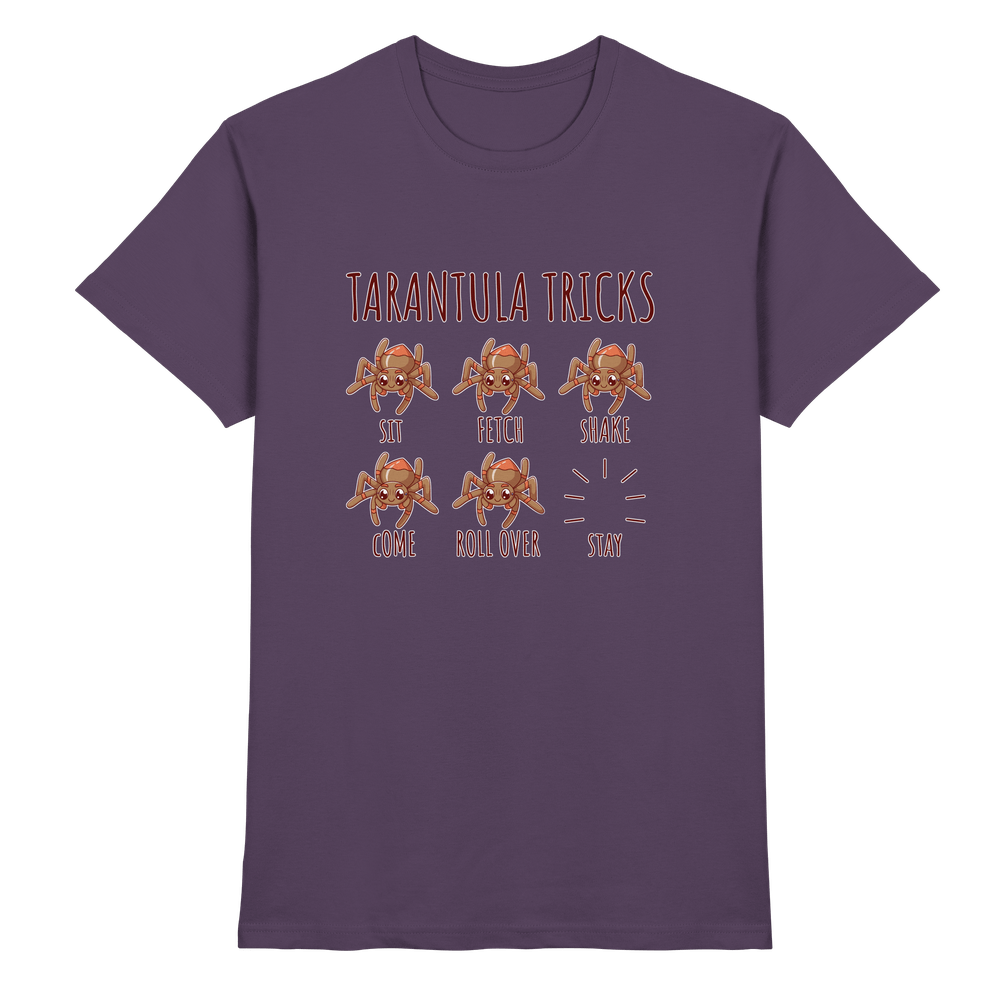 Tarantula Tricks - Sitz, Platz, bleib! - Premium Shirt – Bild 20